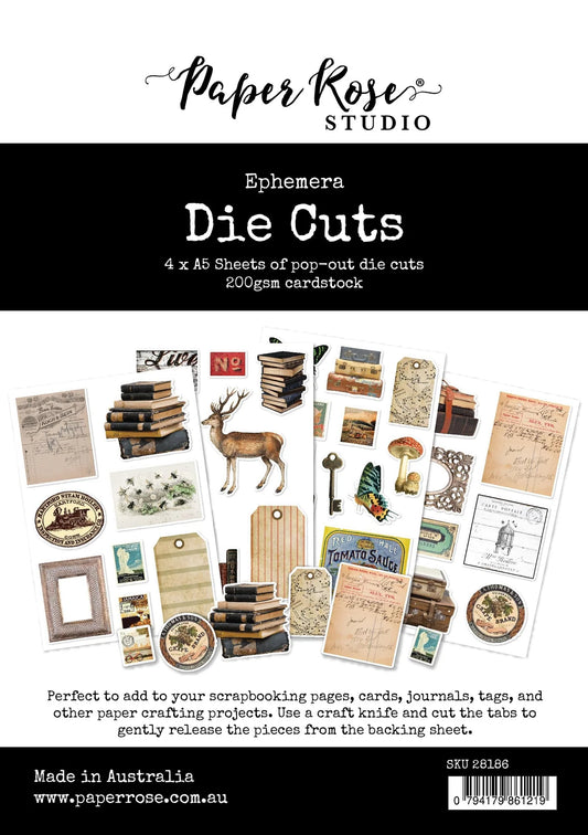 Paper Rose Die Cuts Ephemera
