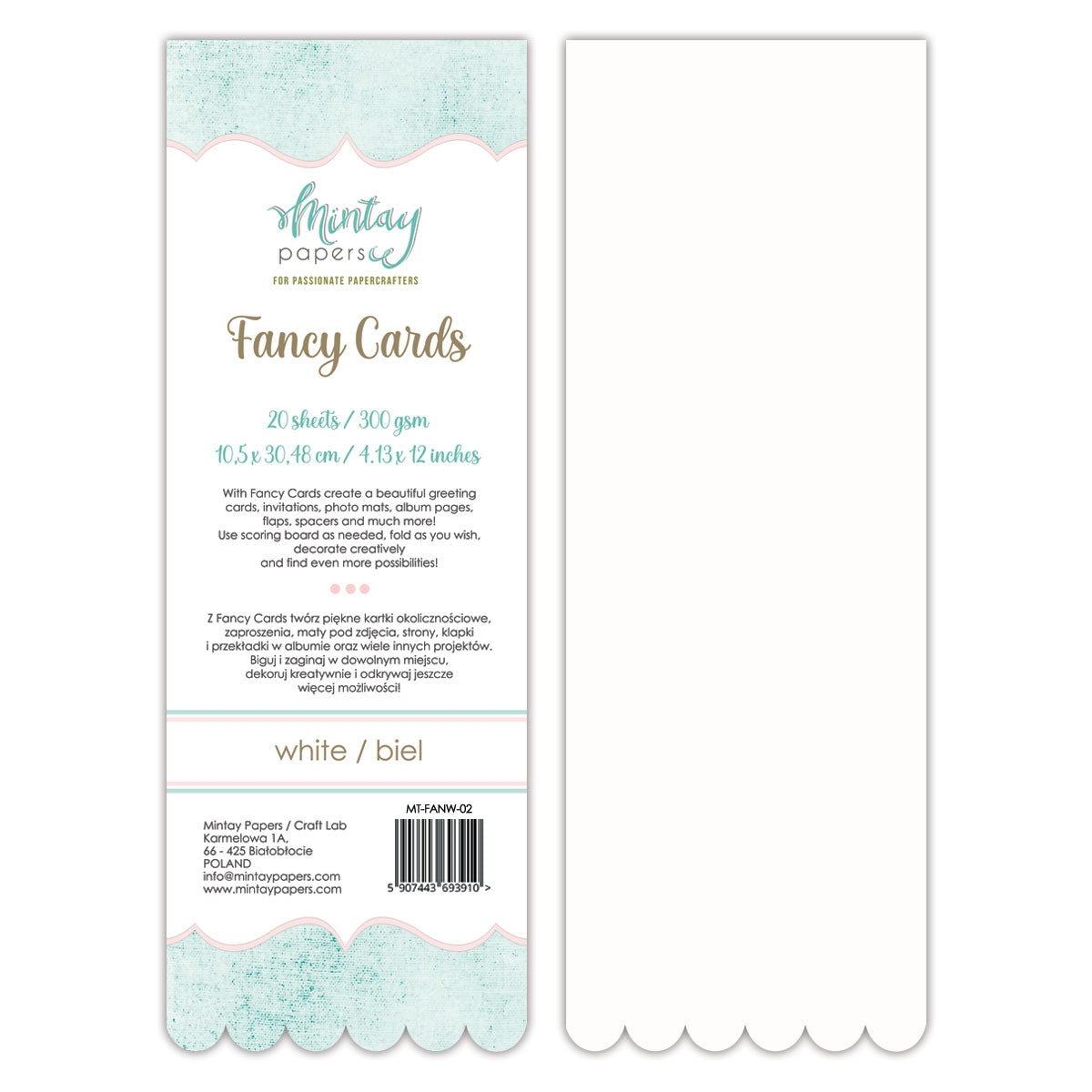 Mintay Basic's, Fancy cards
