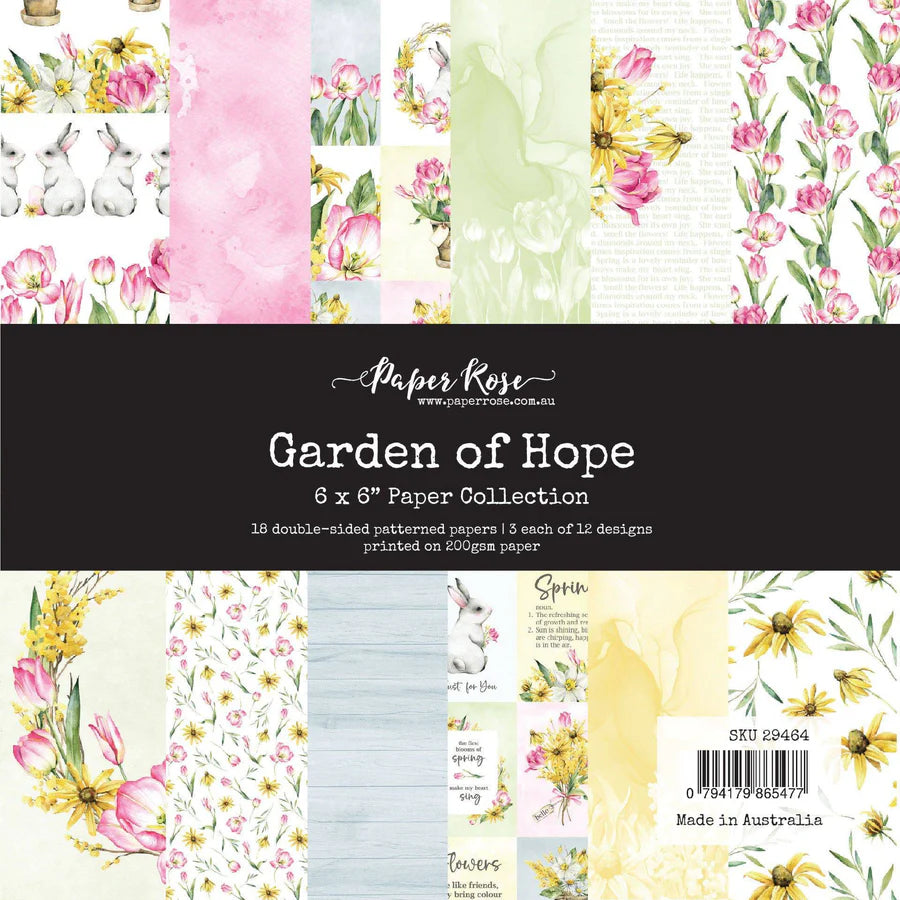 Paper Rose Garden of Hope Paper Collection 6x6