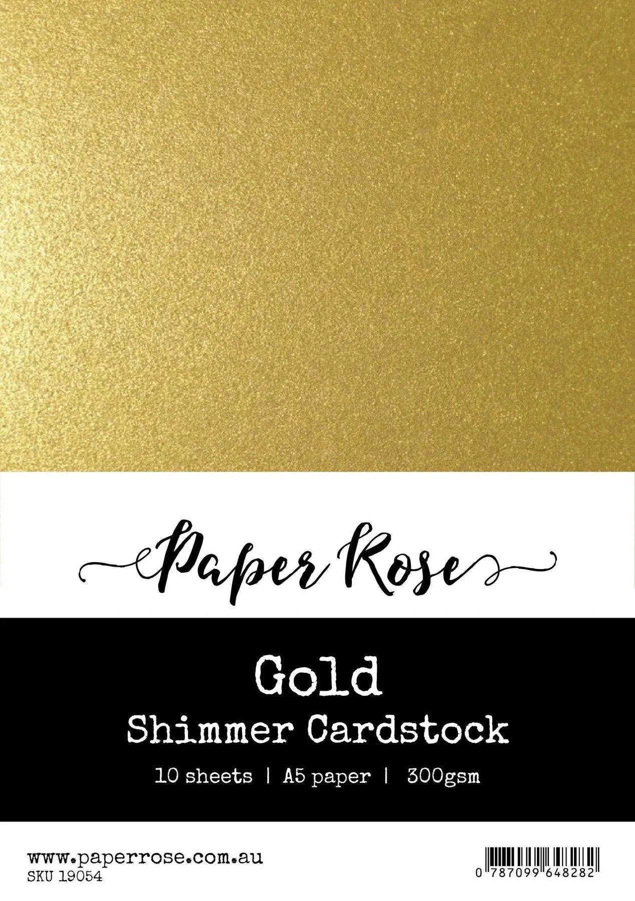Paper Rose Shimmer Cardstock A5