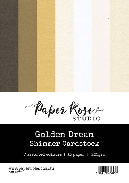 Paper Rose Shimmer Cardstock, Assorted Colours