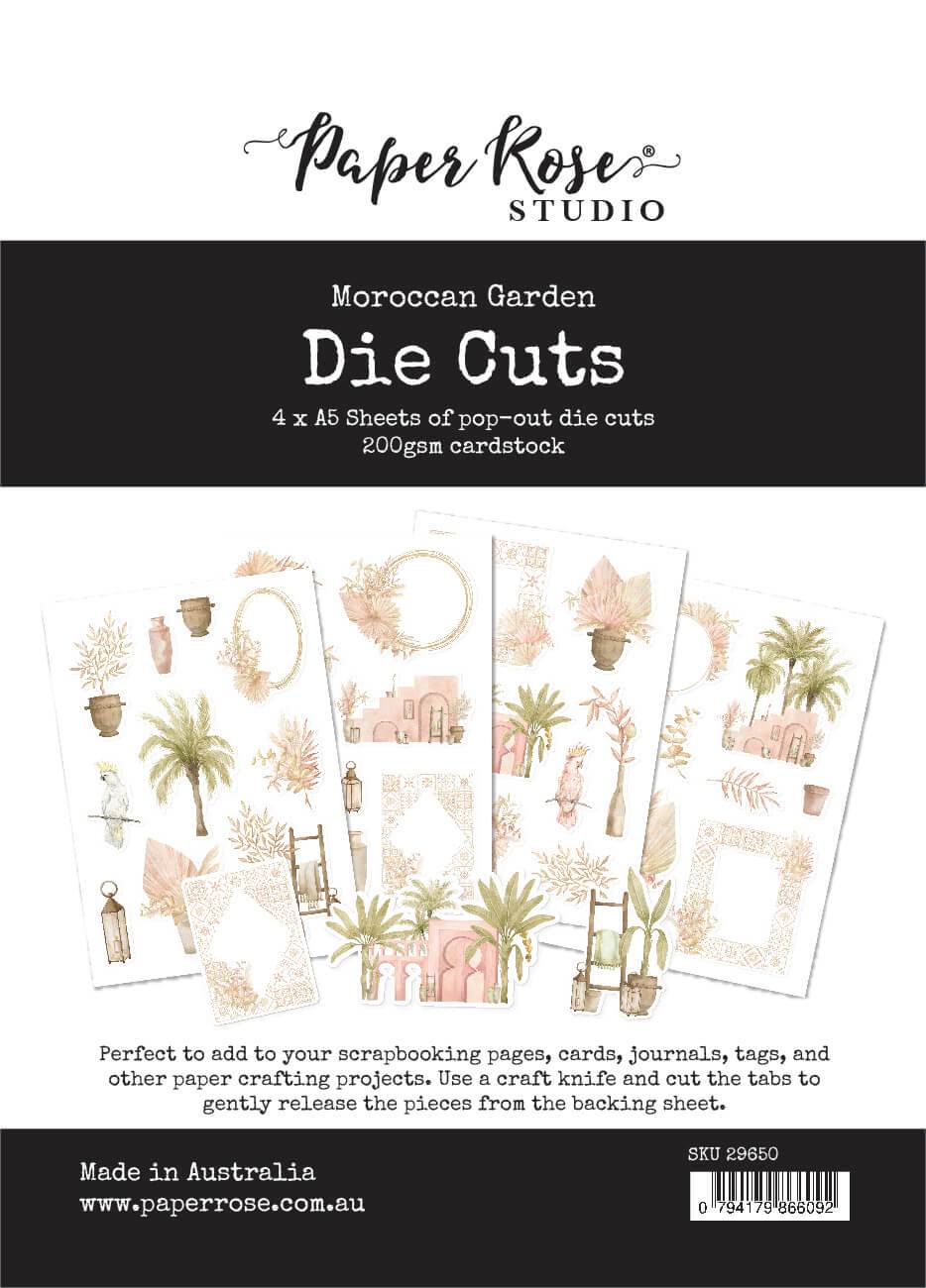 Paper Rose Die Cuts Moroccan Garden
