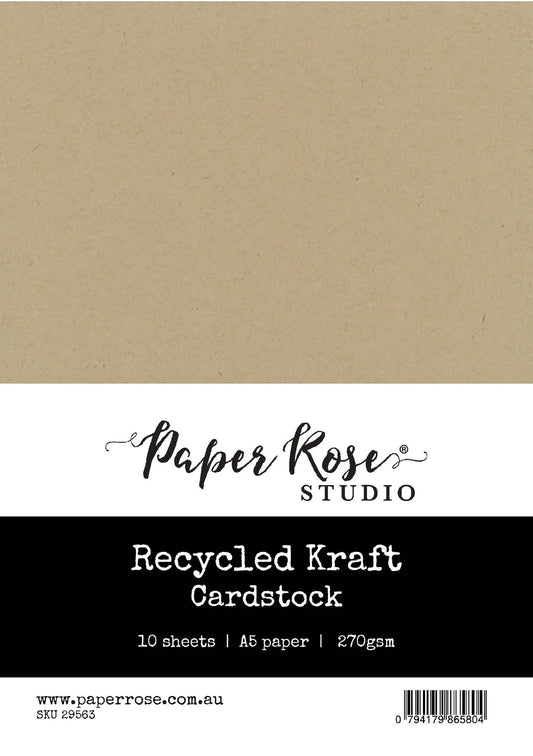 Paper Rose Recycled Kraft A5