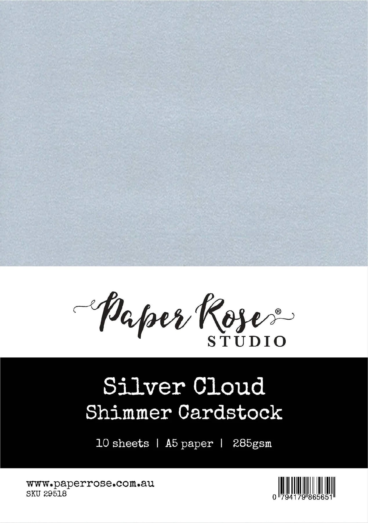 Paper Rose Shimmer Cardstock A5