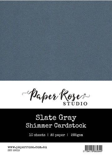 Paper Rose Shimmer Cardstock A5