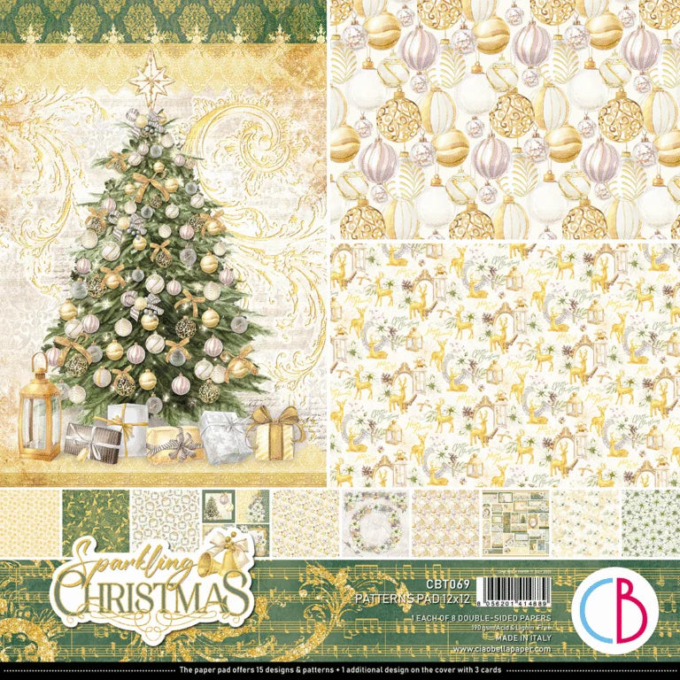 Ciao Bella Sparkling Christmas 12x12 Paper Collection