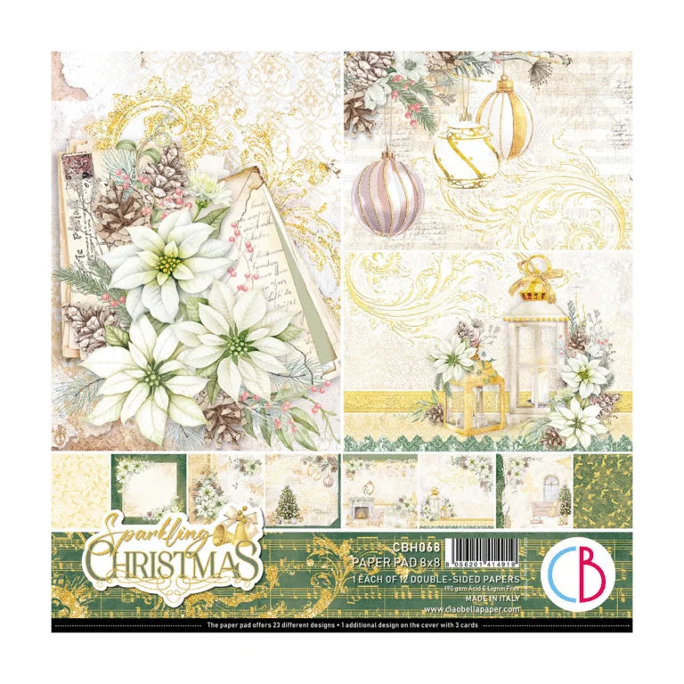 Ciao Bella Sparkling Christmas 8x8 Paper Collection