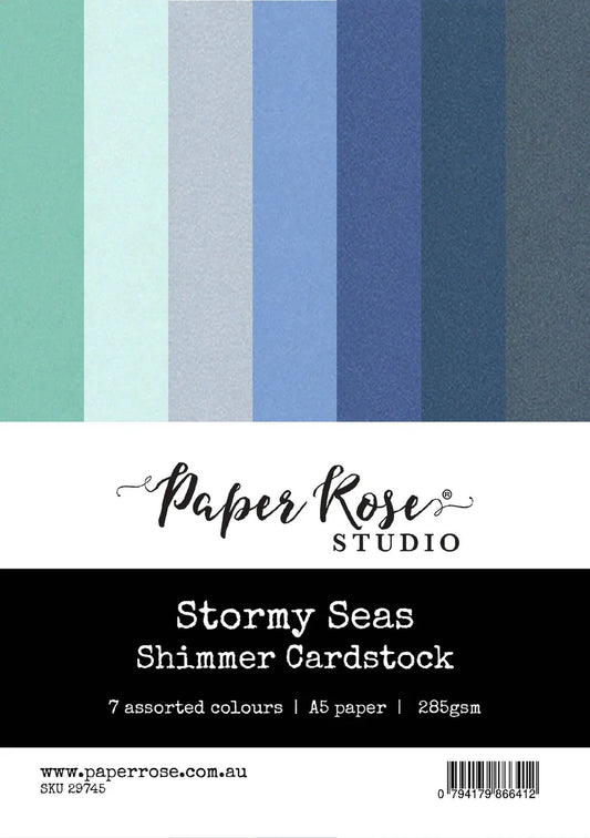 Paper Rose Shimmer Cardstock, Assorted Colours