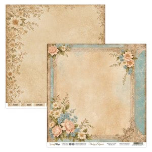 Scrap Boys Vintage Elegance 12x12 Single Sheet Paper